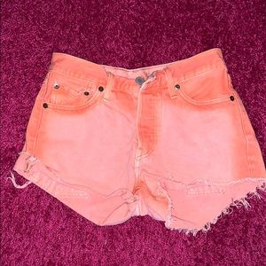 Jean Shorts Orange